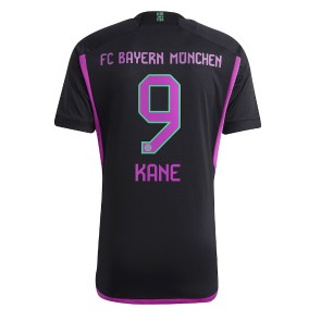 Bayern Munich Harry Kane #9 Replika Udebanetrøje 2023-24 Kortærmet
